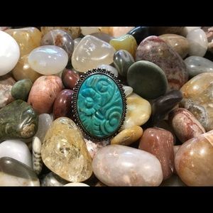 Amy Kahn Russell Carved Turquoise